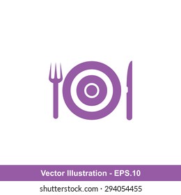 Very Useful Vector Icon Of Restaurant. Eps-10.