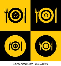 Very Useful Vector Icon Of Restaurant. Eps-10.