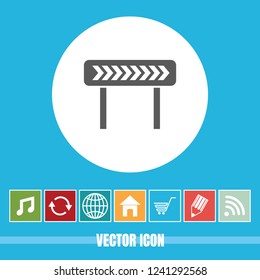 very Useful Vector Icon Of Right Diversion with Bonus Icons Very Useful For Mobile App, Software & Web.