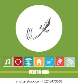 Very Useful Vector Icon Of Rocket with Bonus Icons. Very Useful For Mobile App, Software & Web.