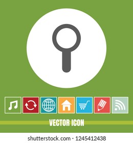 Very Useful Vector Icon Of Search with Bonus Icons. Very Useful For Mobile App, Software & Web.