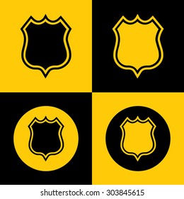 Very Useful Vector Icon Of Shield. Eps-10