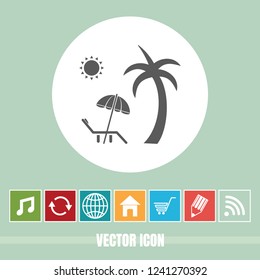very Useful Vector Icon Of Summer Vacation with Bonus Icons Very Useful For Mobile App, Software & Web