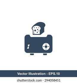 Very Useful Vector Icon Of Toaster. Eps-10.