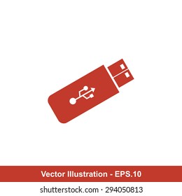 Very Useful Vector Icon Of USB. Eps-10.