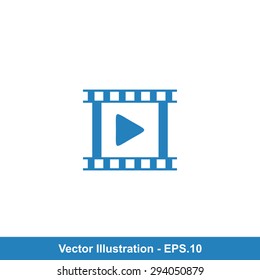 Very Useful Vector Icon Of Video. Eps-10.