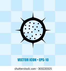 Very Useful Vector Icon Of Virus. Eps-10.