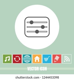 Very Useful Vector Icon Of Volume Control with Bonus Icons. Very Useful For Mobile App, Software & Web.
