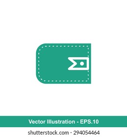 Very Useful Vector Icon Of Wallet. Eps-10.