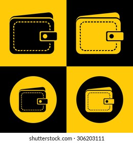 Very Useful Vector Icon Of Wallet. Eps-10.