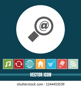 Very Useful Vector Icon Of Web Search with Bonus Icons. Very Useful For Mobile App, Software & Web.
