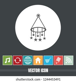 Very Useful Vector Icon Of Wind chime with Bonus Icons. Very Useful For Mobile App, Software & Web.
