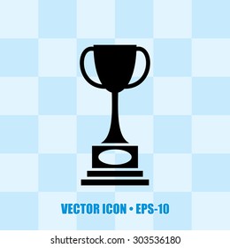 Very Useful Vector Icon Of Winning Trophy. Eps-10.