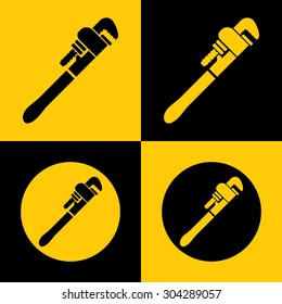 Very Useful Vector Icon Of Wrench. Eps-10.