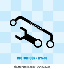 Very Useful Vector Icon Of Wrench. Eps-10.