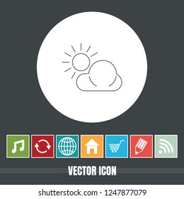 Very Useful Vector Line Icon Of Weather with Bonus Icons. Very Useful For Mobile App, Software & Web.