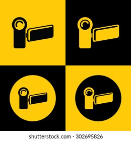 Very Useful Video Camera Icon For Web & Mobile. Eps-10.
