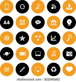 Very Useful Web Icon Set. Design element vector illustration-Eps-10.