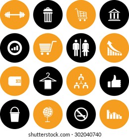 Very Useful Web Icon Set. Design element vector illustration-Eps-10.