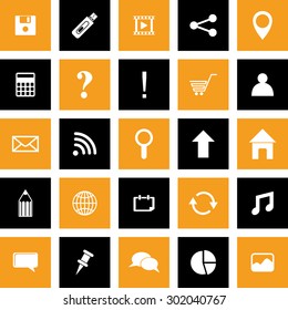 Very Useful Web Icon Set. Design element vector illustration-Eps-10.