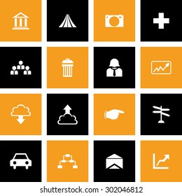 Very Useful Web Icon Set. Design element vector illustration-Eps-10.