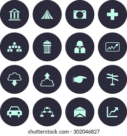 Very Useful Web Icon Set. Design element vector illustration-Eps-10.