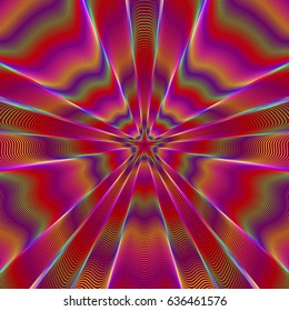 very vivid and vibrant iridescent psychedelic background. vector illustration