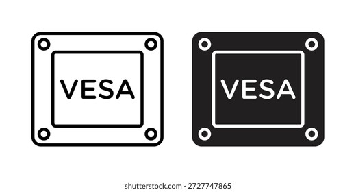 Vesa Icon Konzept. Pixel perfekte lineare ui Symbol.