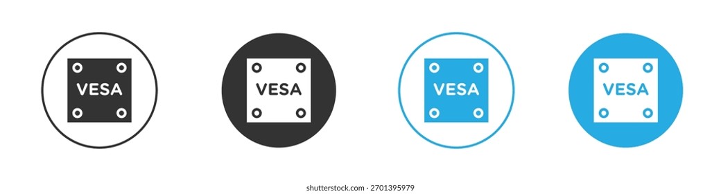 Vesa icon. Graphic icon design template