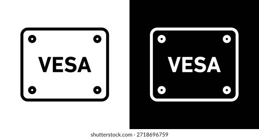 Elemento do logotipo do ícone Vesa. Ilustração vetorial. EPS10