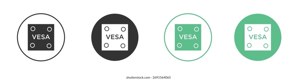 Vesa icon set. for mobile concept and web design.