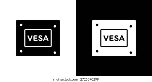 Icono de Vesa en estilo lineal delgado de trazo de moda.