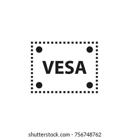 Vesa icon, vector illustration