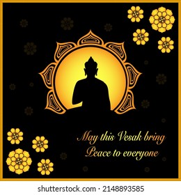 Vesak card design, Buddhist celebrations in Sri Lanka and India, colourful designs