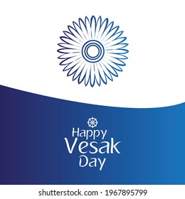 vesak day background design vector art,happy vesak day