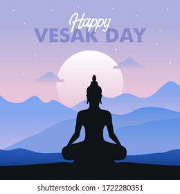 
Vesak Day Background, Happy Vesak Day Vector. 