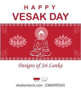 Vesak Day Creative Concept: Celebrating Enlightenment 