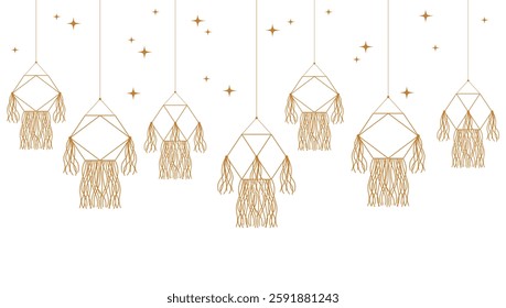Vesak day decoration illustration vector.