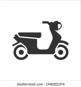 vespa bike icon, Vector graphics