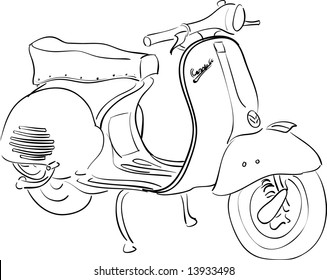 Vespa classic 1955