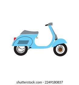 vespa motorbike icon vector illustration symbol design