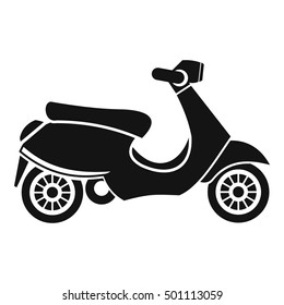 Vespa scooter icon. Simple illustration of scooter vector icon for web