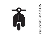 vespa scooter icon vector illustration symbol design