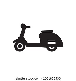 vespa scooter icon vector illustration symbol design