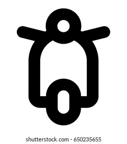 Vespa Vector Icon