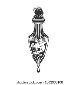 The Vessel. Can be used as a sketch of a tattoo.