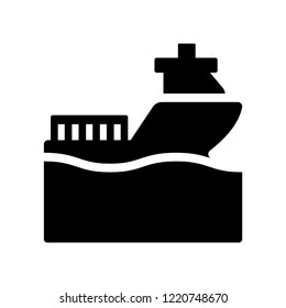 Vessel icon. Trendy Vessel logo concept on white background from Nautical collection. Suitable for use on web apps, mobile apps and print media.