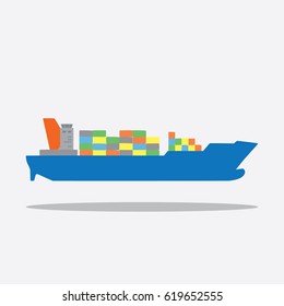 Vessel icon, vector illustration design. Transport icons.