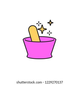 vessel for magic potion icon. Element of magic icon for mobile concept and web apps. Color vessel for magic potion icon can be used for web and mobile