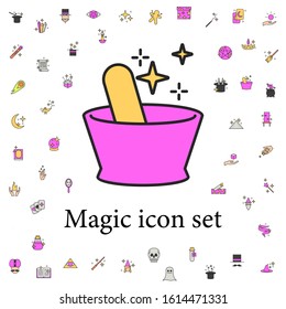vessel for magic potion icon. magic icons universal set for web and mobile
